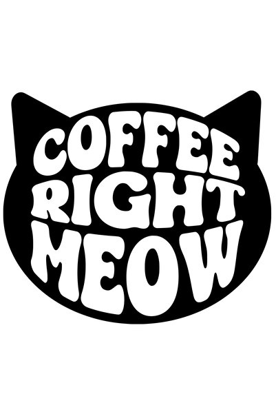 StoryGift Romania Sticker Exterior pentru iubitorii de pisici si de cafea cu ...