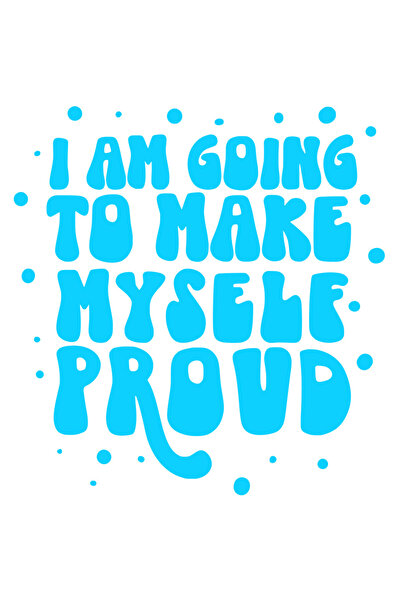StoryGift Romania Sticker Exterior cu mesajul "I am going to make myself prou...