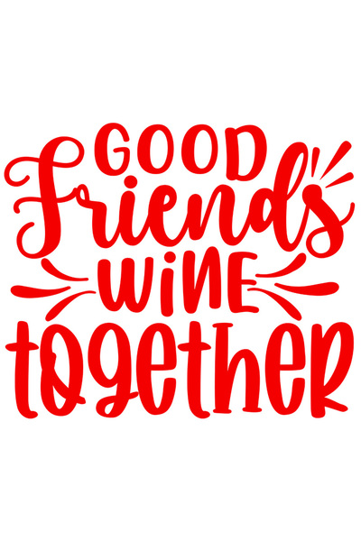 StoryGift Romania Sticker Autocolant 70CM Exterior cu mesajul "Prietenii buni...