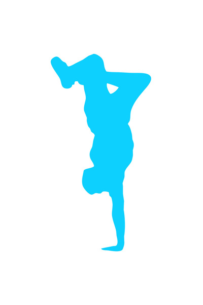 StoryGift Romania Sticker Adeziv 90CM Exterior cu un dansator - breakdance , ...