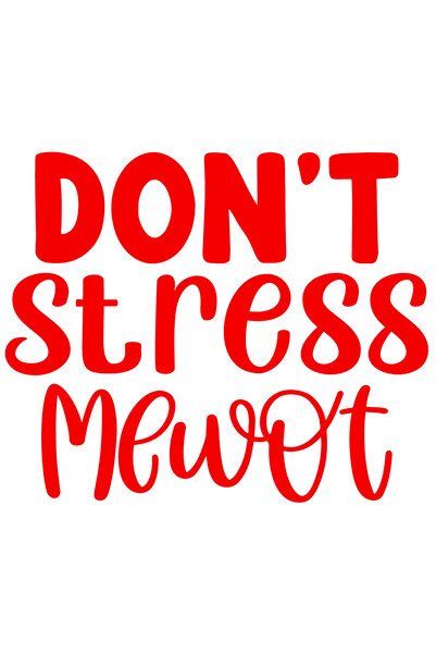 StoryGift Romania Sticker Eticheta 40CM Exterior cu textul "Nu ma stresa" - m...