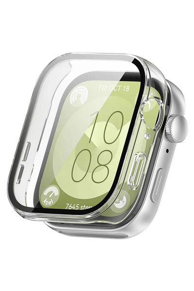 SKYDDAR INNOVATION 360° Ultra-thin Anti-shock Protective Case For Huawei Watch Fit 3, Full Screen - Transparent