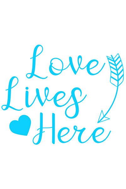 StoryGift Romania Sticker Autocolant 30CM Exterior cu o inimioara si textul i...