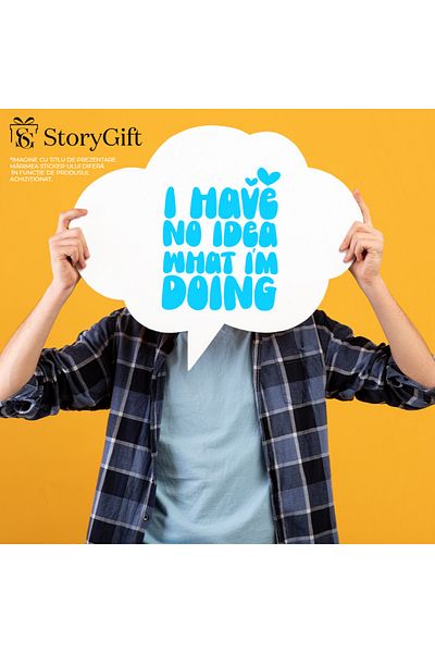 StoryGift Romania Sticker Self-Adhesive 70CM Exterior for those who have no idea what they are doing - without a plan, Blue Vinyl