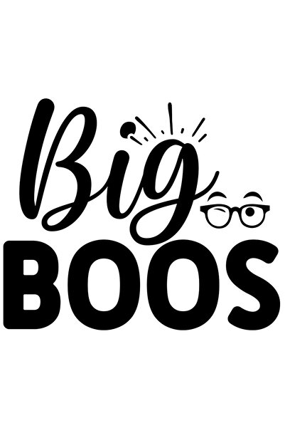 StoryGift Romania Sticker Adeziv 90CM Exterior cu ilustratie afisand niste ochelari si mesajul in engleza "Big b