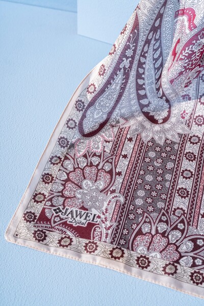 JAWEL Kadın Etnik Desen Soft Şal Adessa