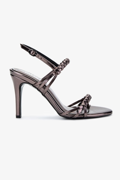 Valmenti Women's Vegan Gray Evening Dress Shoes