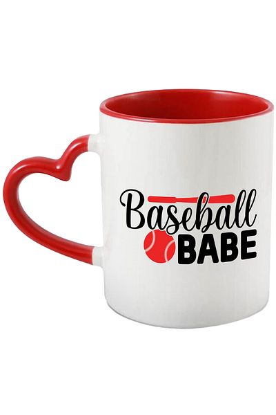 StoryGift Romania Baseball ball and bat mug for a girlfriend who follows this sport with , With ,STG.