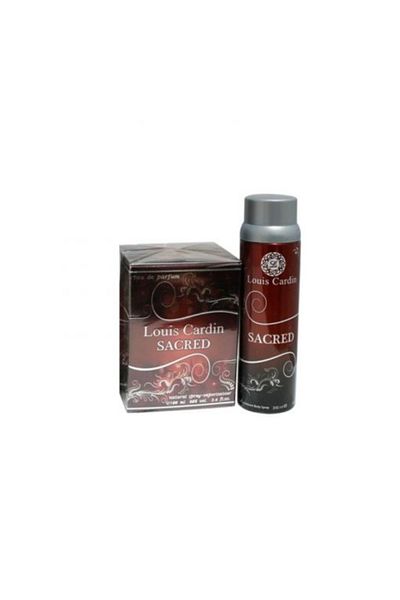 Louis Cardin Sacred Homme EDP 100ml + Deo Spray 200ml – Elegant & Long-Lasting Scent for Men