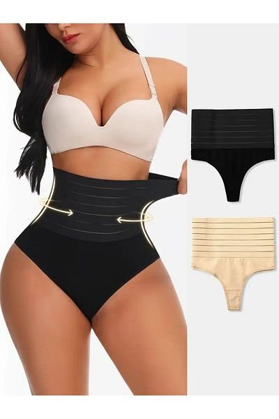 MİSTİRİK Flerna Model - Chiloți Abdominal Black Enhancer