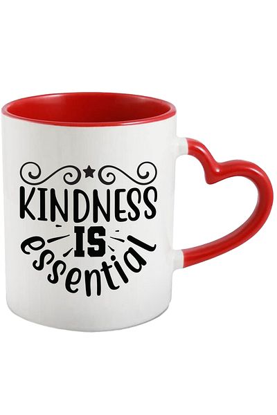 StoryGift Romania Mug with the text in English "Kindness is essential" - kindness is essential, With,STG.