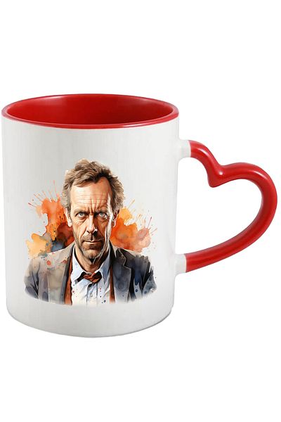 StoryGift Romania Mug With Doctor House, TV Series, Character, Medicine, Multicolor 330 ml, Ceramic, With ,STG.