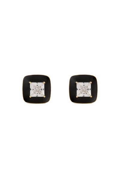 U.S. Polo Assn. us polo assn women's earrings JW5198EA black