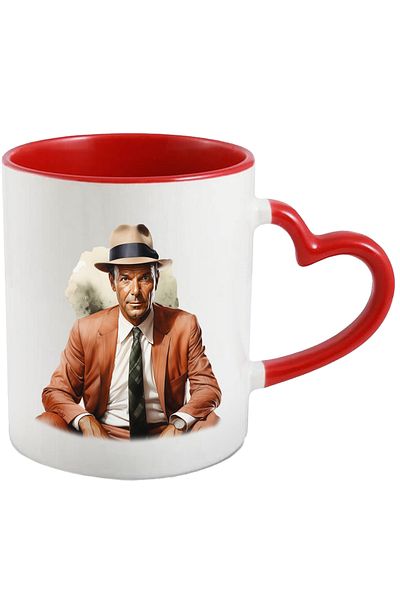 StoryGift Romania Mug With Frank Sinatra, Singer, Celebrity, Music, Multicolor 330 ml, Ceramic, With ,STG.