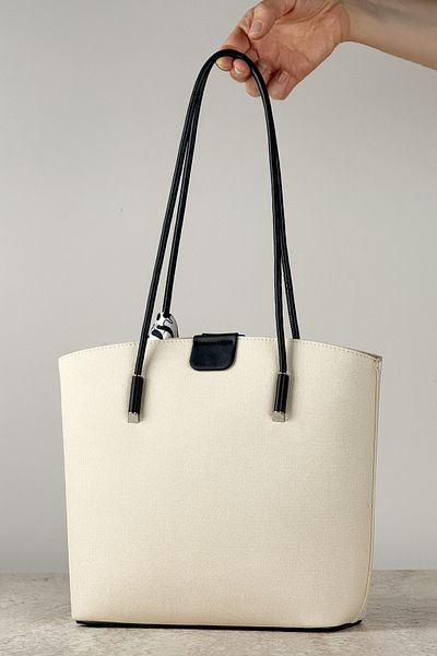 DSN Canvas Textured Elegant Love Themed Stylish Shoulder Bag + Charm Gift