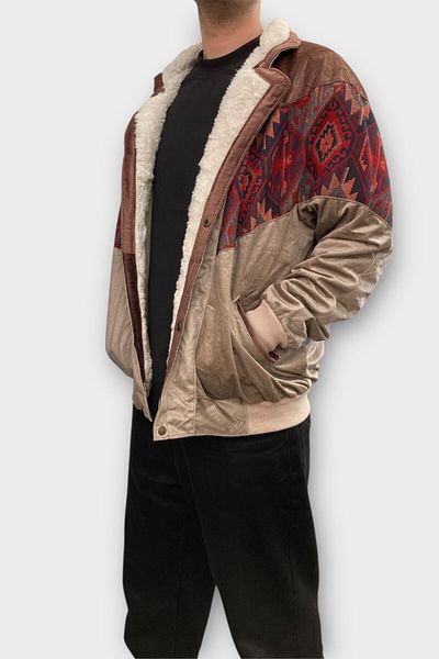 CANMODA (7402) 2XLarge размер Специално яке с винтидж шарки