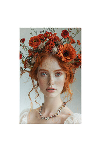 StoryGift Romania Tablou Canvas Oda Florilor Coronița Florală A Pistruiatei C...