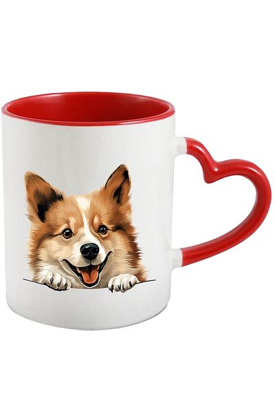 StoryGift Romania Mug With A Cheerful Dog | Illustration | Energetic | Wants To Play | For Sweetheart, With ,stg