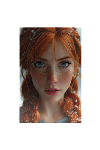 StoryGift Romania Tablou Canvas: Ochii Goi În Nuanță Clară De Albastru Ai Fet...