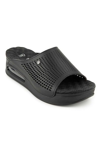 Muya Rive Anatomical Air Max Sole Heel Spur Women's Slippers Black