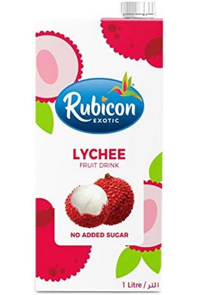 Rubicon Lychee No Added Sugar Fruit Drink 1Litre