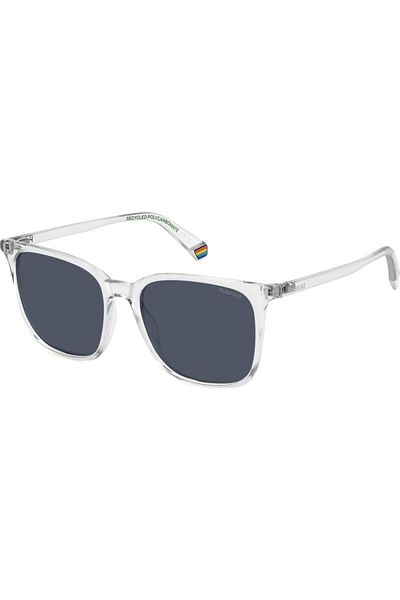 Polaroid Polarized Sunglasses Women Pld 6226/s 900/c3, Plastic, Transparent, 54 Mm