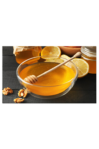 StoryGift Romania Pânză Tablou 40 x 25CM - Fagure natural, Remediu de albine ...