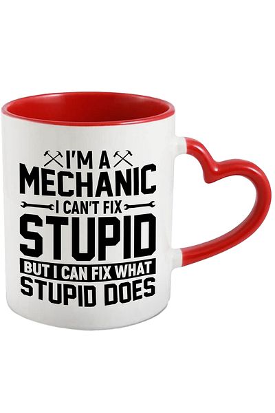 StoryGift Romania Mug for mechanics who can fix what the more "backward" people break, With,STG.