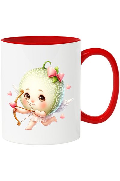 StoryGift Romania Mug with a baby Cupid shooting a bow | love | Valentine's Day , With ,STG