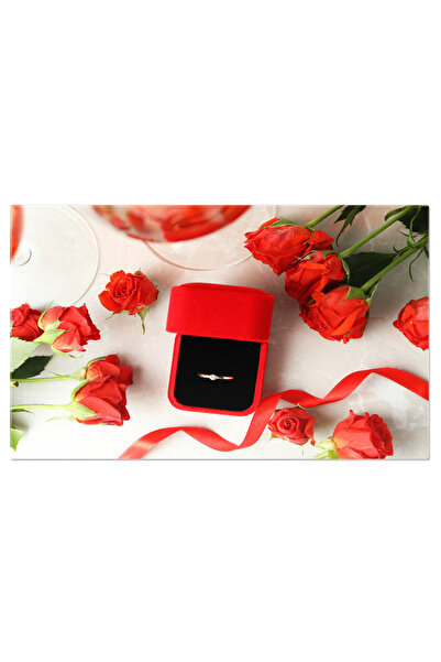 StoryGift Romania Tablou Canvas - Invitatie Nuptiala, Bijuterii Stralucitoare...