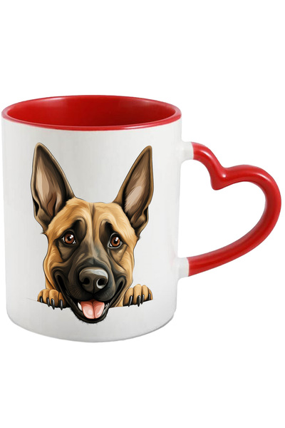 StoryGift Romania Cana Cu Un Caine Lup Care Se Uita Peste Gard | Ilustratie |...