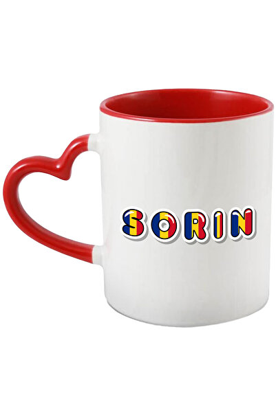 StoryGift Romania Cana Cu Numele Sorin, Romania, Suporter, Steagul Romaniei, ...