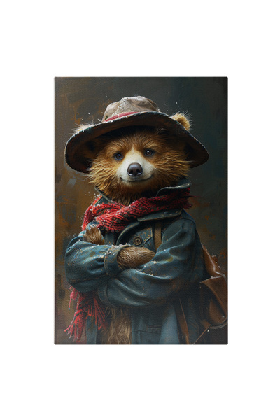 StoryGift Romania Tablou Canvas: Povestea Nescrisă A Unui Urs Străin Cu Pălăr...