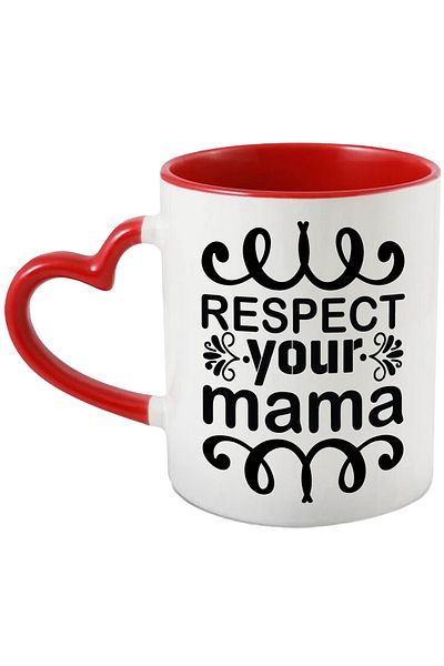 StoryGift Romania Mug with a message in English that urges you to respect your mother - father, family, with STG.
