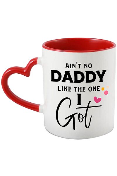 StoryGift Romania Heart Mug For Those Who Respect Their Father And Grow Up With Him With Man, With, stg