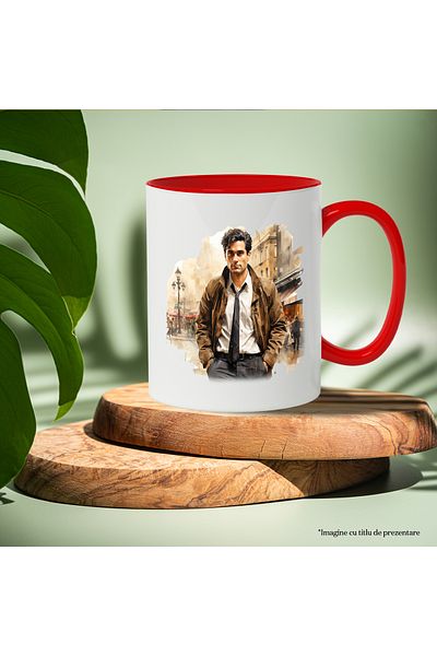 StoryGift Romania Mug With Jim Halpert, The Office, Character, TV Series, Multicolor 330 ml, Ceramic, With ,STG