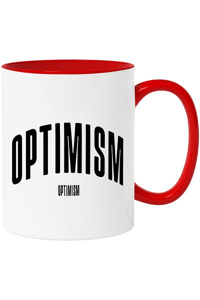 StoryGift Romania Mug The Word Optimism, Motivational, Self Help, Self Understanding, Appreciation, , With ,STG .