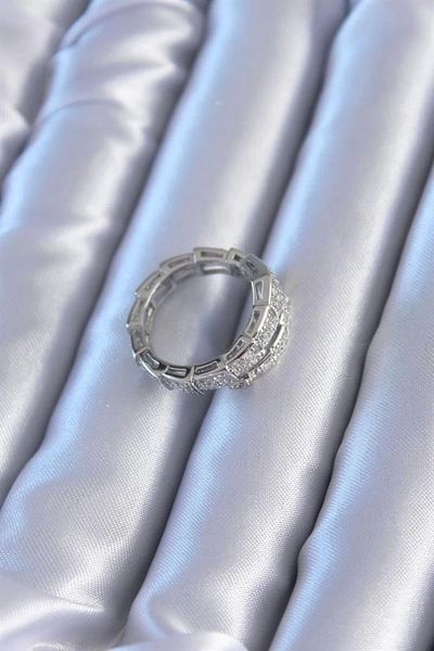 Store VIP Series Silver Color Snake Model Women's Ring