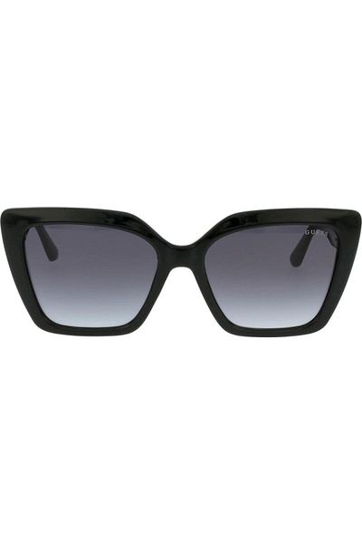 Guess Women's Sunglasses Gu00162 01b, Plastic, Black, 55 Mm