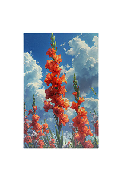 StoryGift Romania Tablou Canvas Oază De Frumusețe Florile Portocalii Ce Răsar...