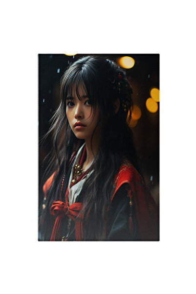 StoryGift Romania Tablou Canvas: Portret Femeie Asiatica Tinuta Traditionala ...