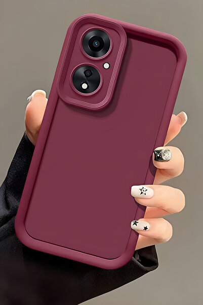 Ceponya Oppo Reno 11F Kılıf Kamera Korumalı Ananas Silikon Kapak