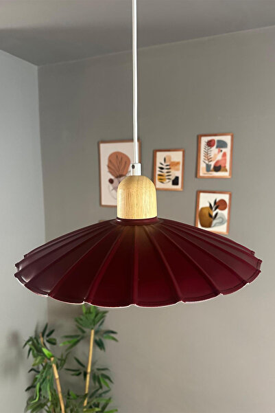 Bamyum Cuello Vişne Çürüğü Metal Avize Kalın Ahşap Kafa Başlık Rustik Cafe Mutfak Modern Dekoratif Sarkıt