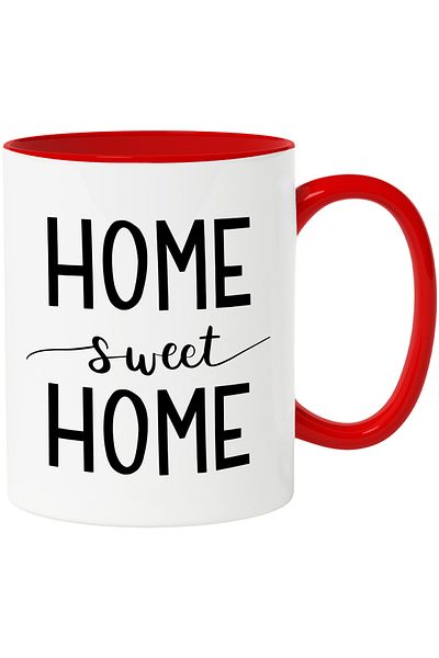 StoryGift Romania Mug with the text in English "Home, sweet home" - sweet home, happiness, do, With,STG.
