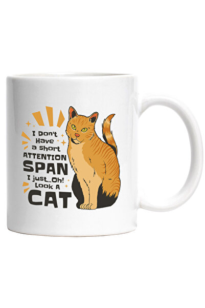 StoryGift Romania Cana Cu Mesaj Amuzant In Engleza, Pisica, Atentie, Stele, M...