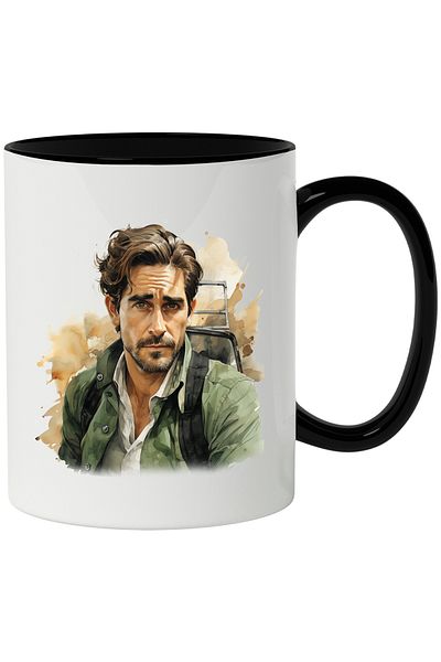 StoryGift Romania Mug With Jake Gyllenhaal, Actor, Movies, Action, Celebrity, Multicolor 330 ml, , With ,STG .