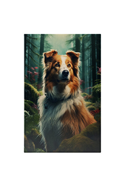 StoryGift Romania Tablou Canvas: Caine Pierdut In Padurea Deasa Moment Surpri...