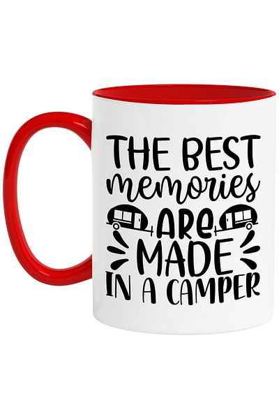 StoryGift Romania Mug with message that says the best memories are "made" in a river, With ,STG.