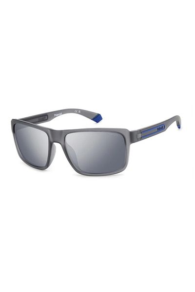 Polaroid Polarized Sunglasses Men Polaroid PLD 2158/S RIW/EX, Plastic, Grey, 58 mm