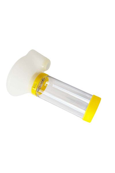 Mobiak Breath Chamber Inhalation Chamber With Medium Mask, 7-14 Years, Facilitates Inhaler Treatment